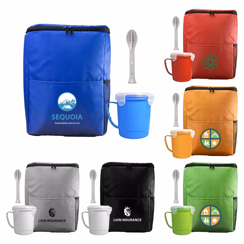 Sporty Recycled Soup & Utensil Set