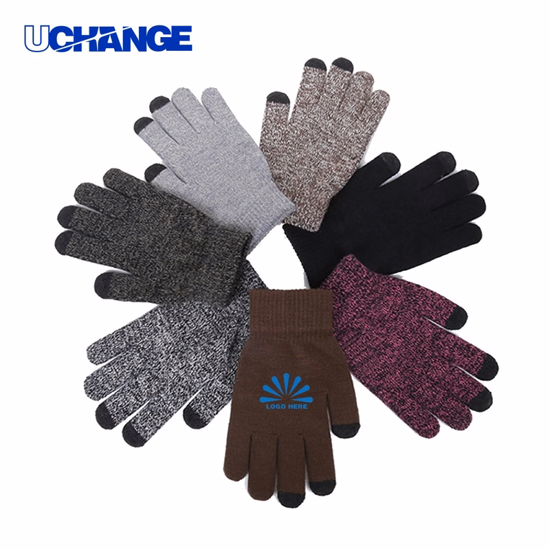 Warm Knitted Touchscreen Hiking Gloves