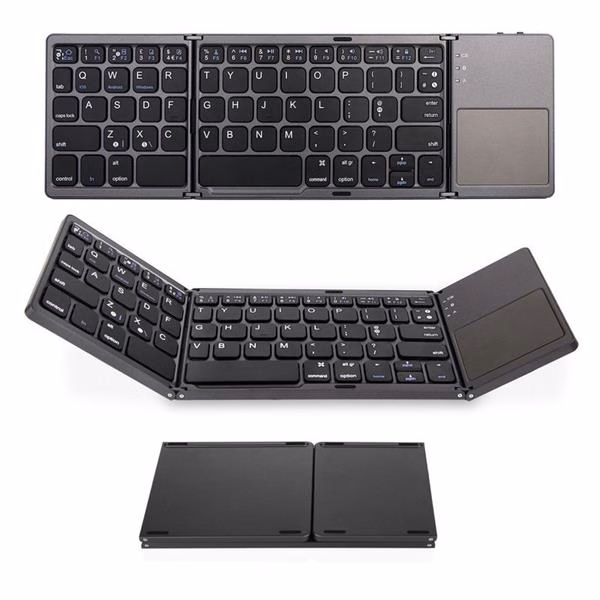 Foldable Bluetooth with Touchpad Wireless Keyboard