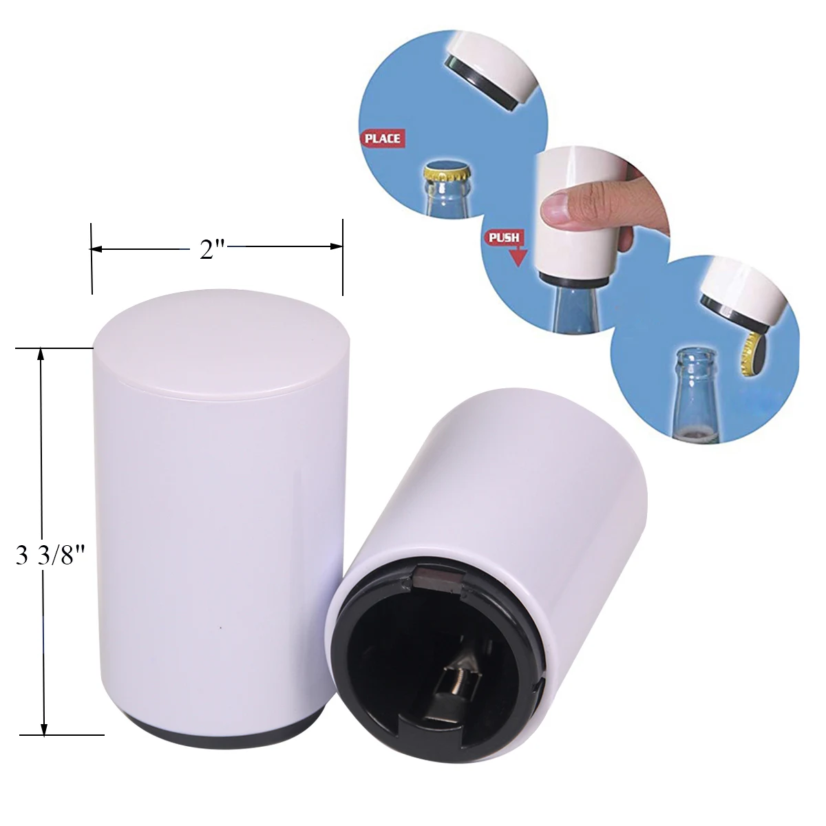 Magnet-Automatic Plastic Bottle Opener 1