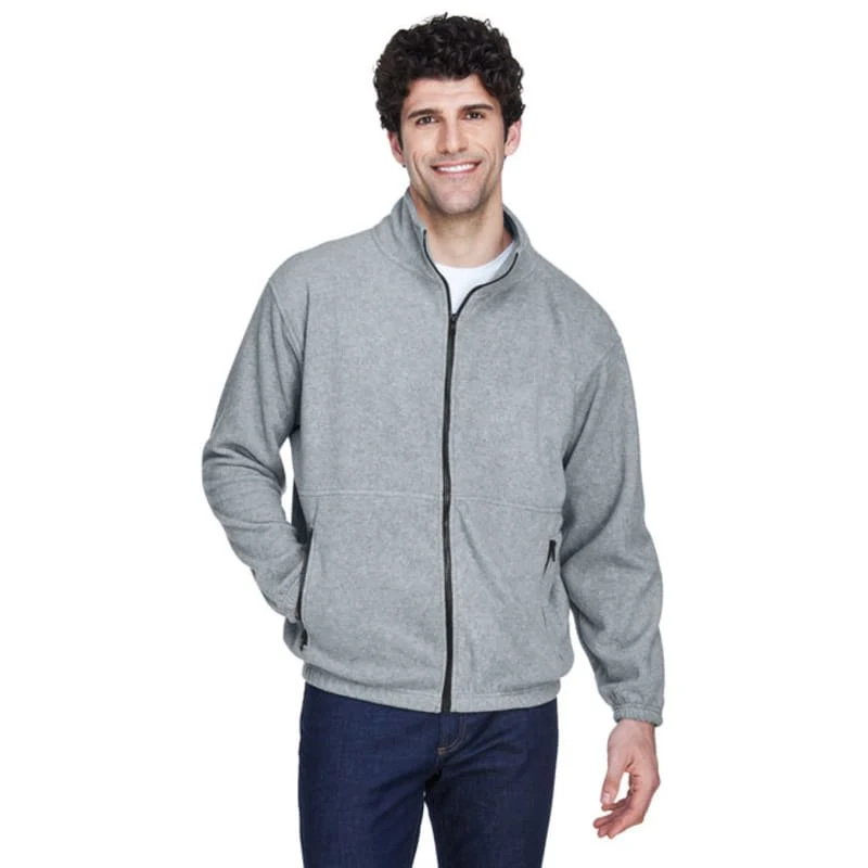 UltraClub Mens Iceberg Fleece Full-Zip Jacket 1