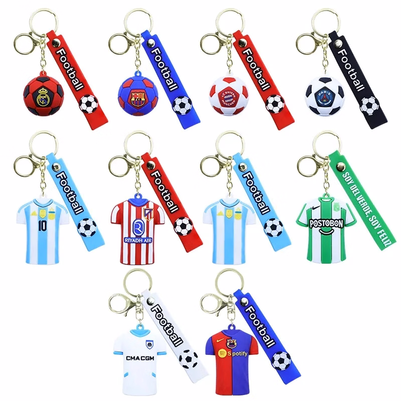World Cup Jersey Keychain, Football Fan Gift, Custom
