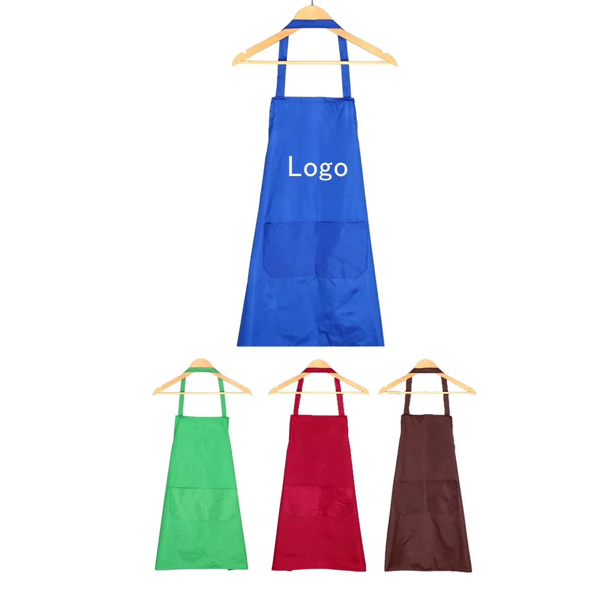 Restaurant Cooking Baking Apron With Pockets 1