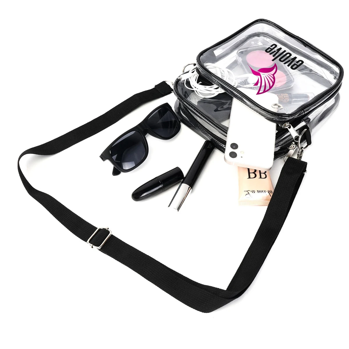 Transparent Crossbody Shoulder Bag 1