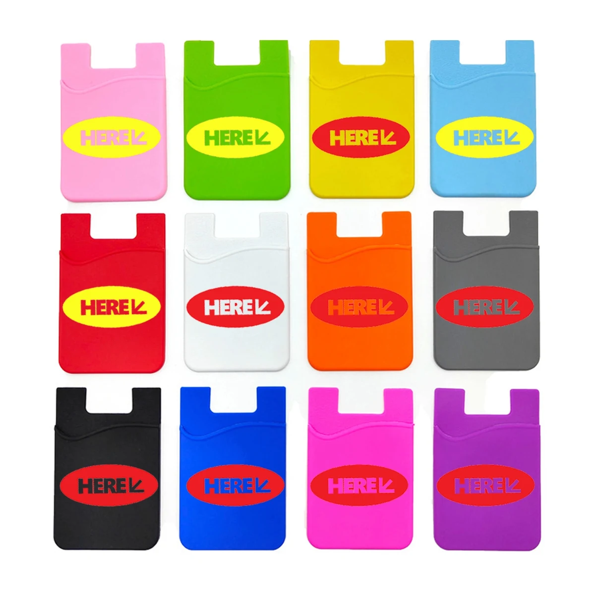 Silicone Mobile Phone Wallet MOQ 100 PCS 1
