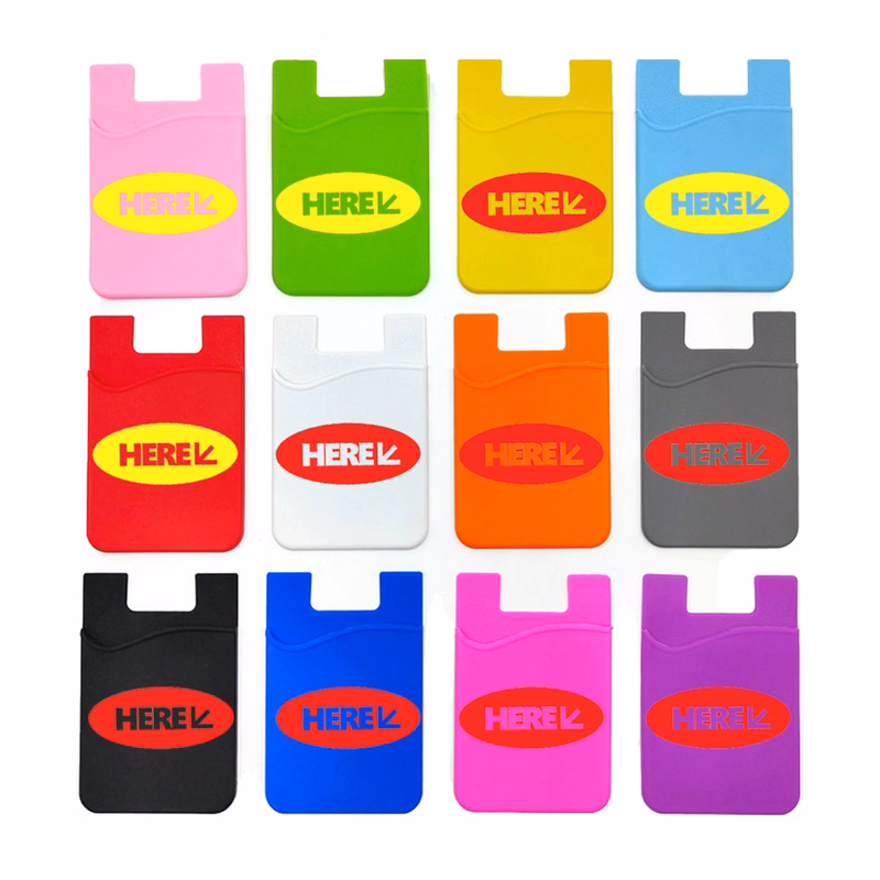 Silicone Mobile Phone Wallet MOQ 100 PCS
