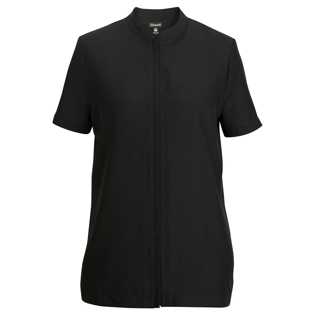 Ladies Essential Soft-Stretch Full-Zip Poly Tunic 1