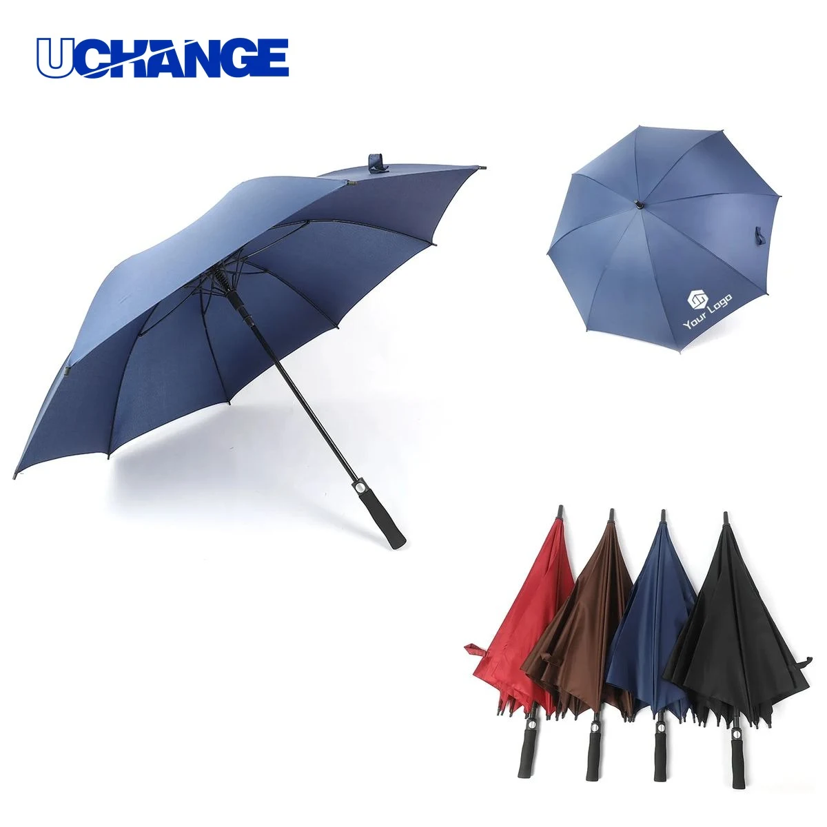 Windproof Golf Umbrella for Rain Protection 1