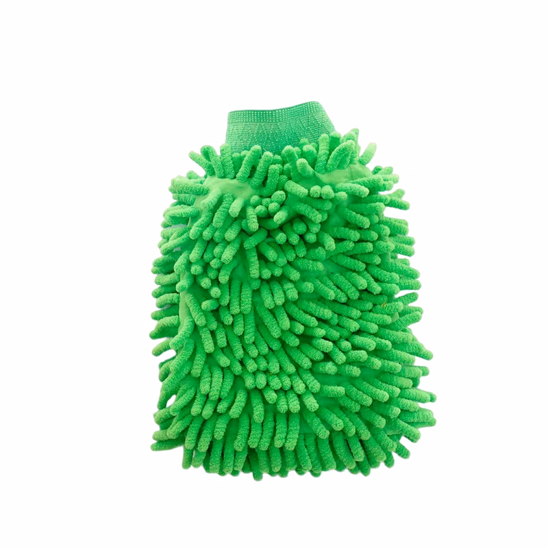 Microfiber Scratch Free Wash Mitt With Elastic Cuff
