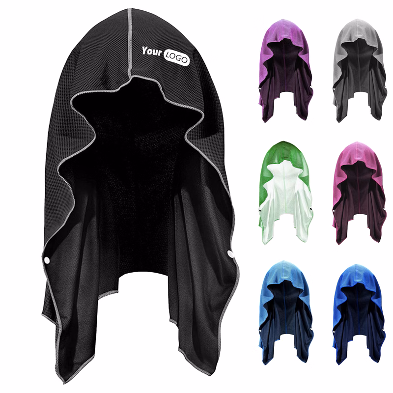 Other Fabric U-Shaped Cool Hoodie Towel