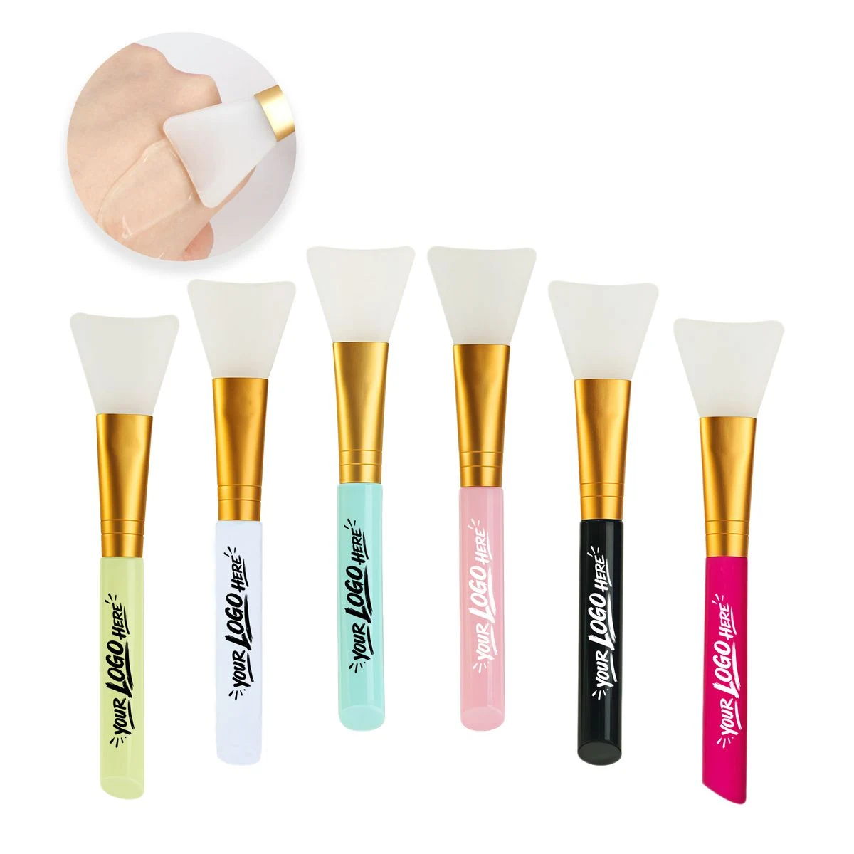 Silicone Face Mask Brush Applicator Skincare Tool 1