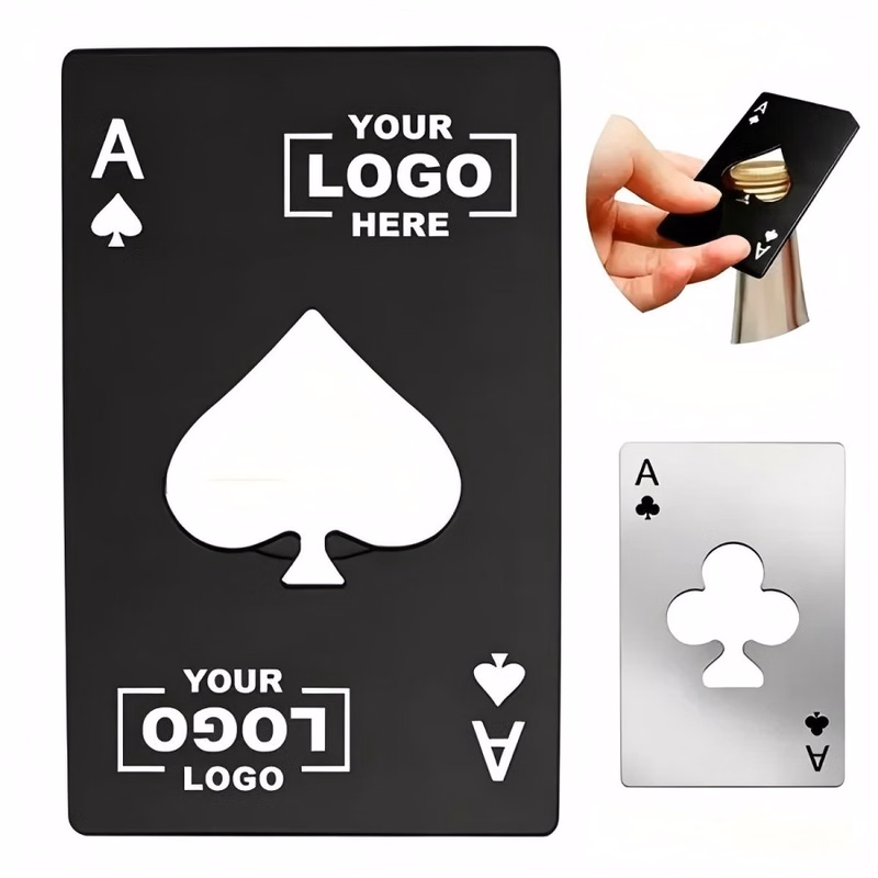 Spade Ace Card Bottle Opener