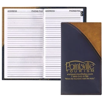 2 Tone Vinyl Designer Series Barcelona Planner - Address Book 1