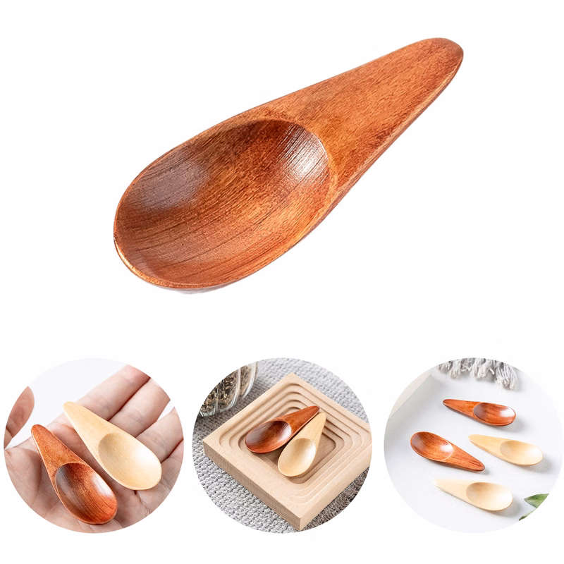 Wooden Dessert Spoon