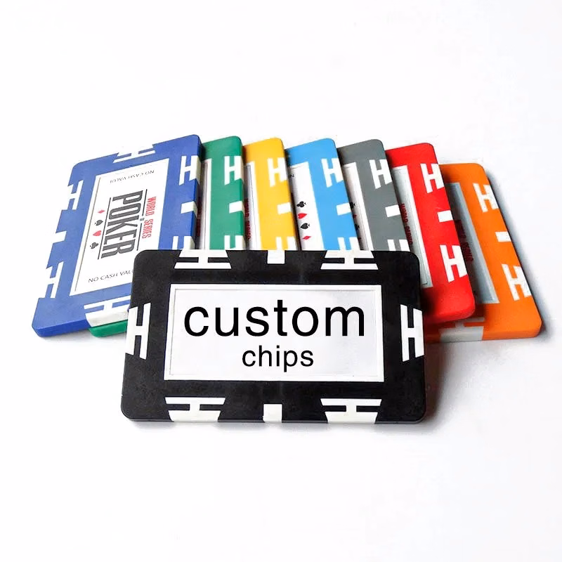 Custom High Quality 14g Casino Ceramic Clay Poker Chips