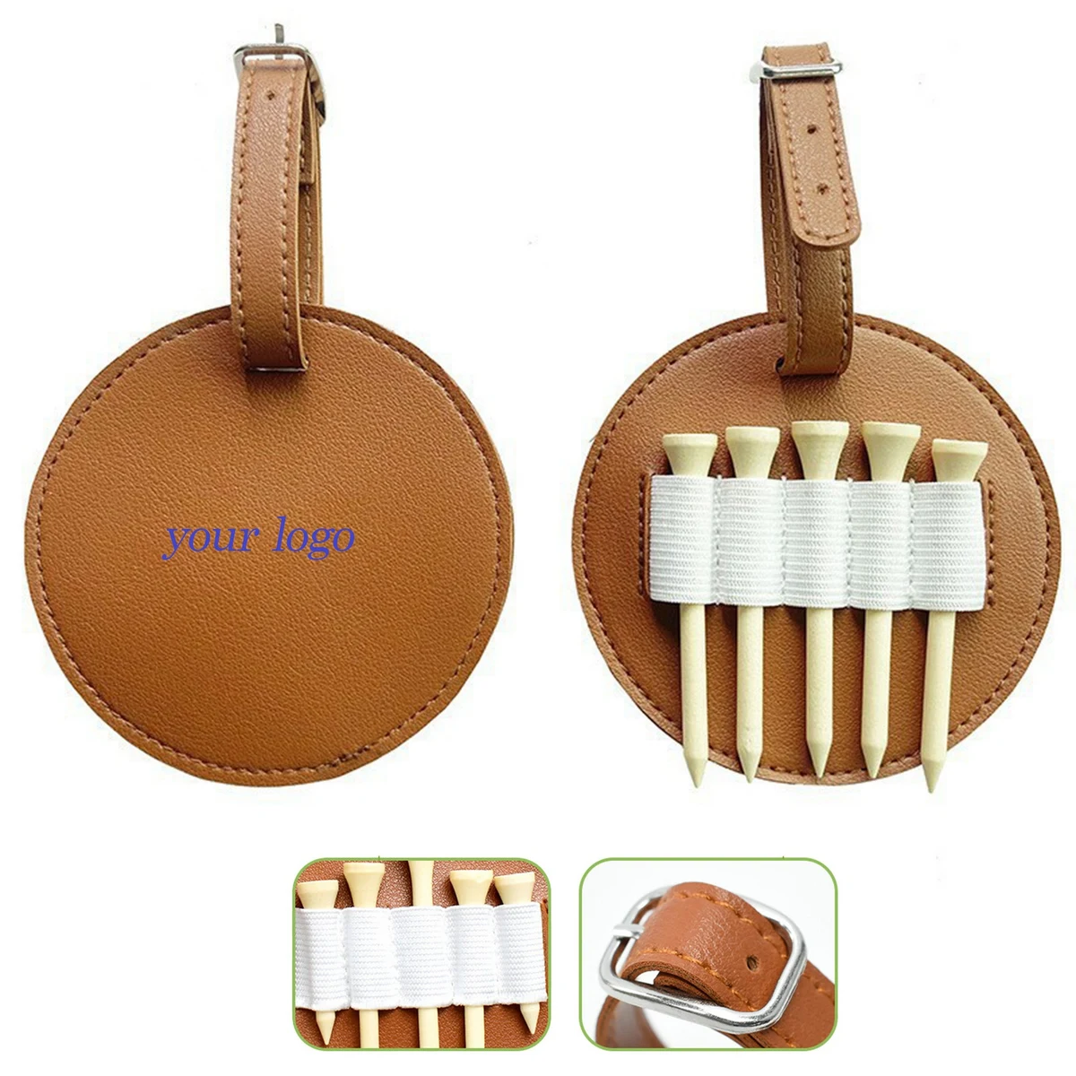 Golf Tee Holder Men Belt Storage 1