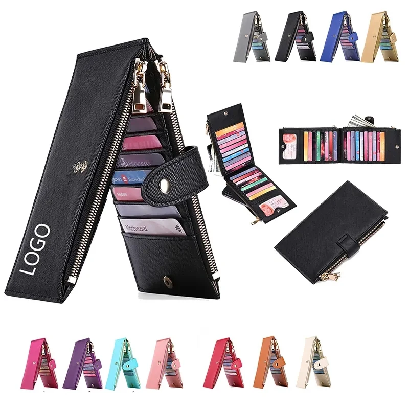 Womens Walllet RFID Blocking Bifold Multi Card 1