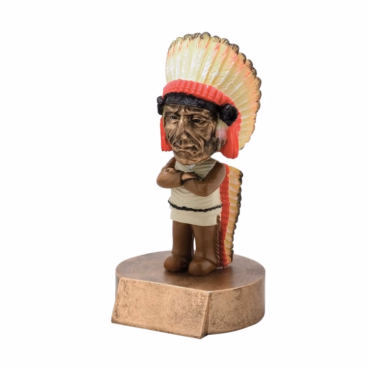 Indian Mascot Bobble Head Figure