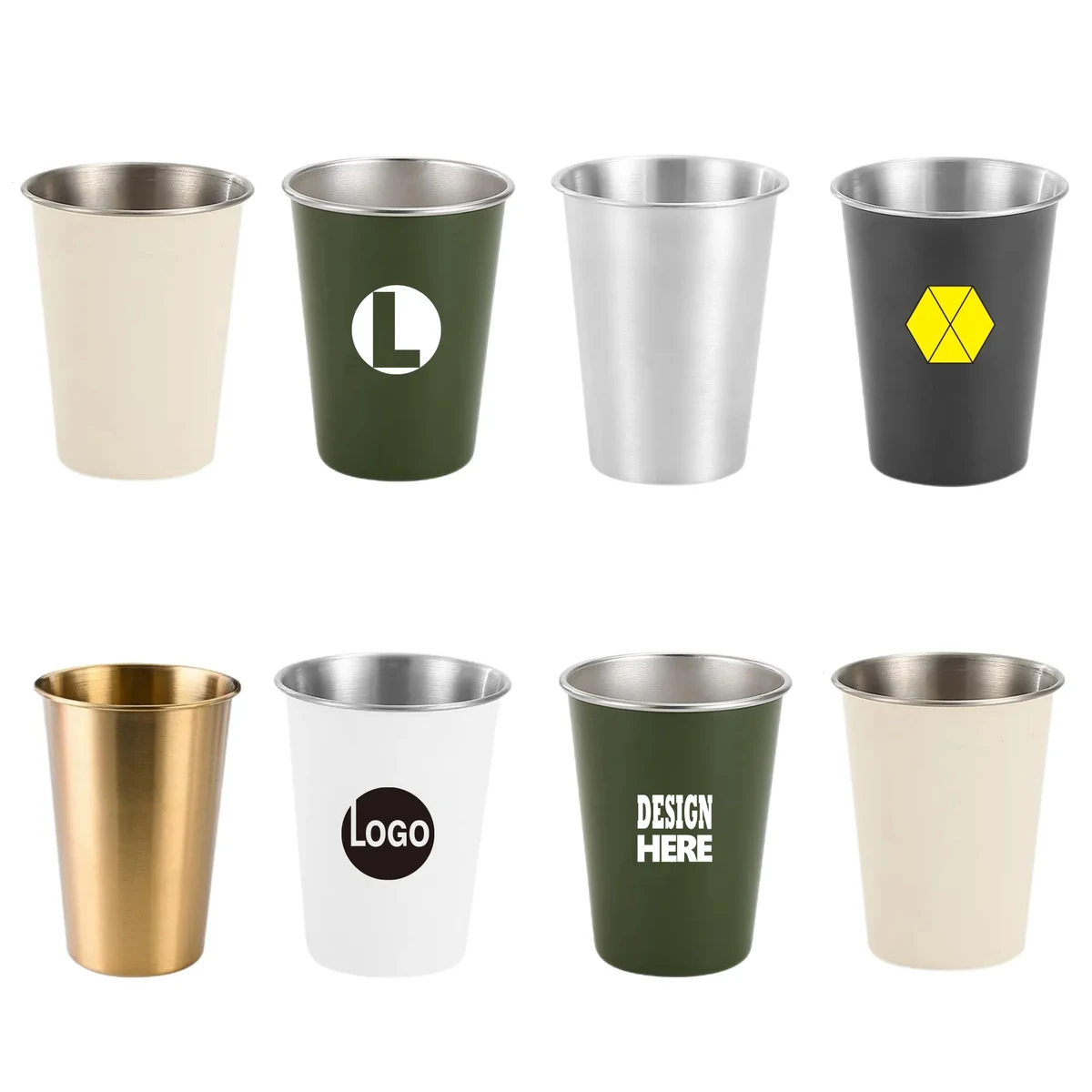 12 Oz Stainless Steel Camping Cup 1