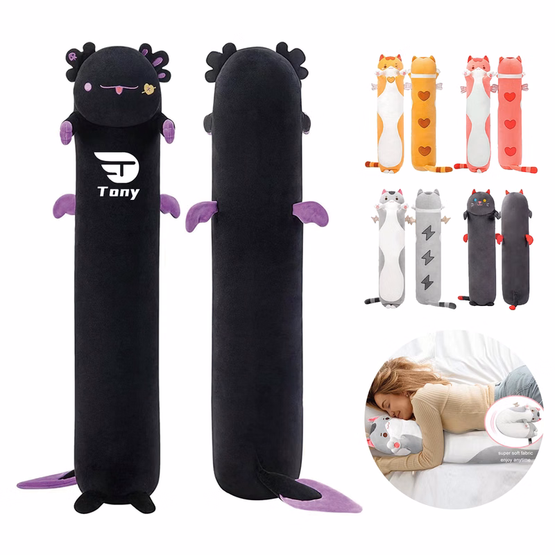 Long Cat Plush Kawaii Body Pillow Cute Stuffed Animals Soft