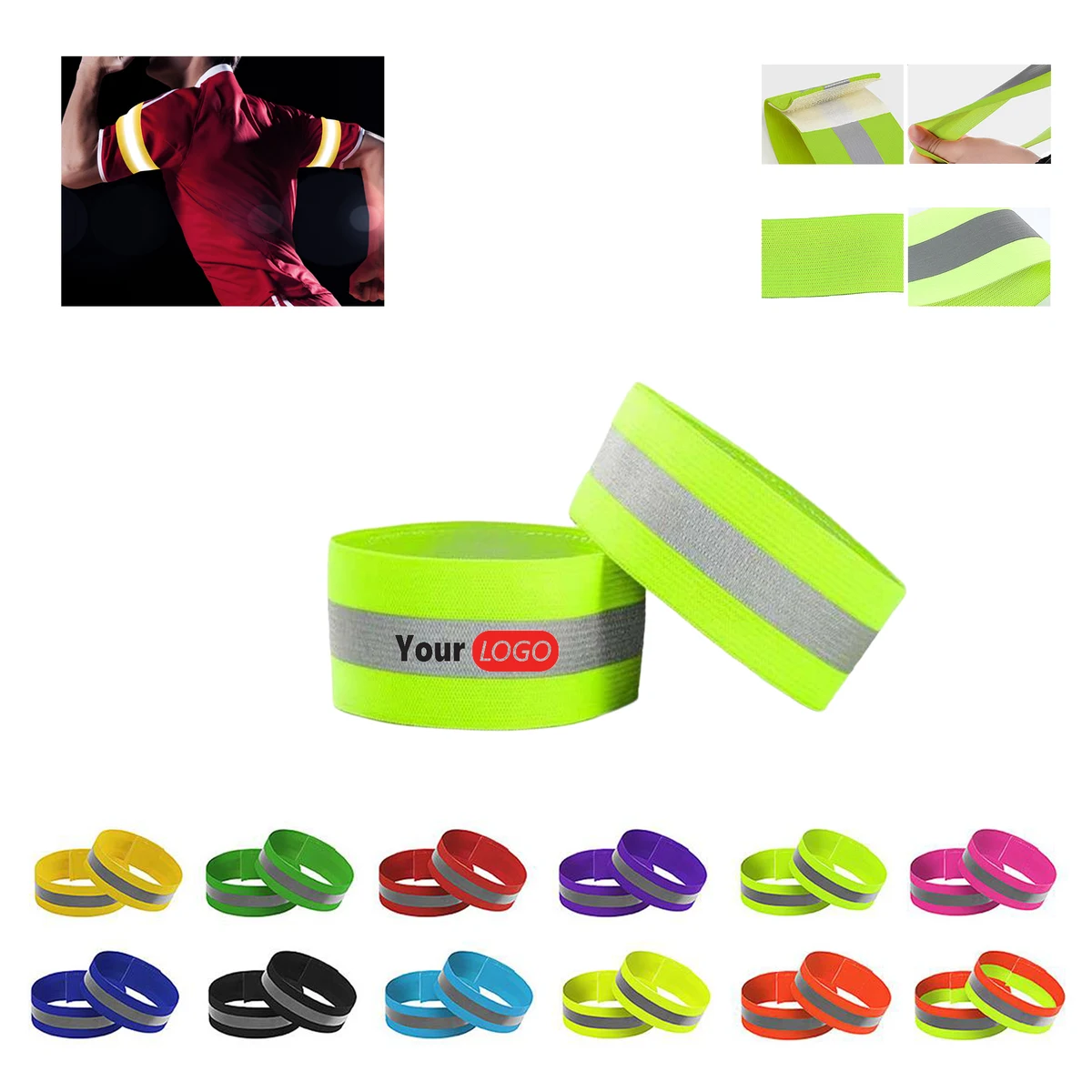 Reflective Wrist Strap High Visibility Safety Tape 1
