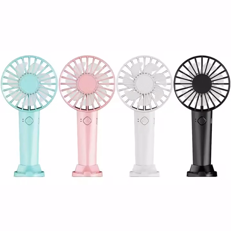 500 mAh Rechargeable Hand Held Fan with Phone Holder