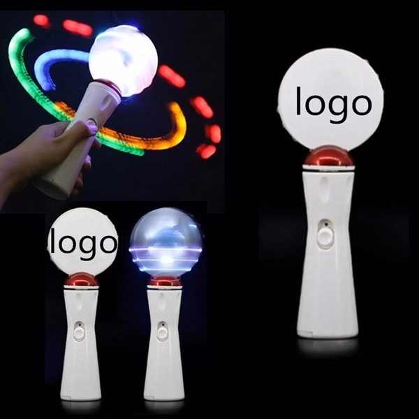 LED rotating flash rod