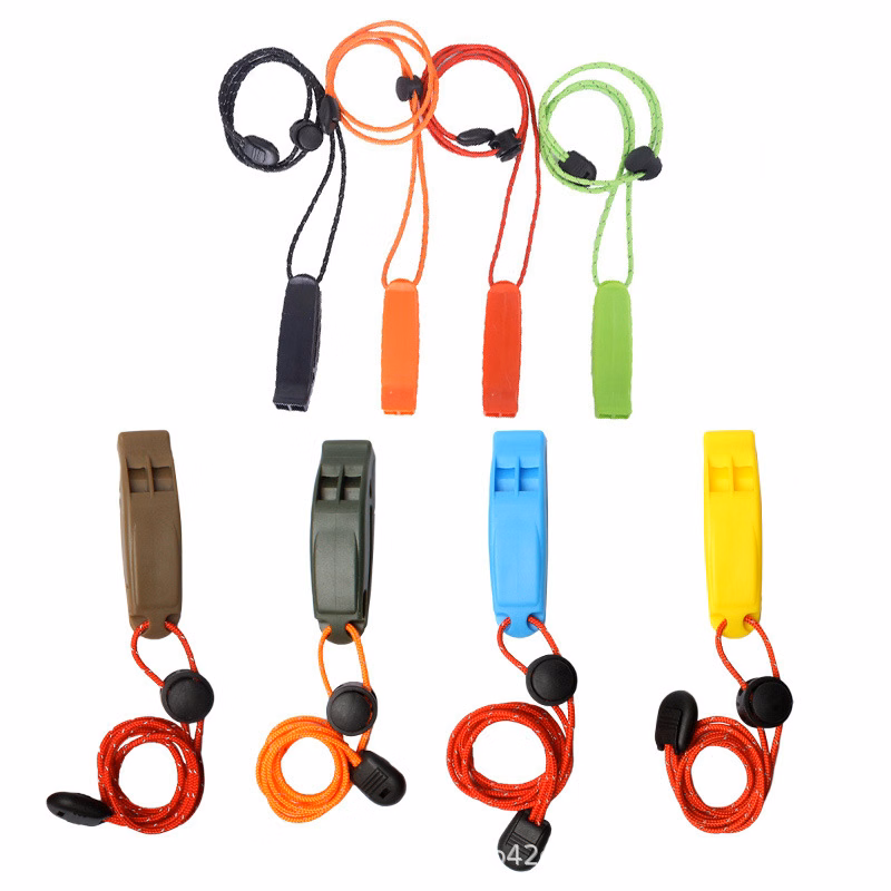 Emergency Whistles with Lanyard