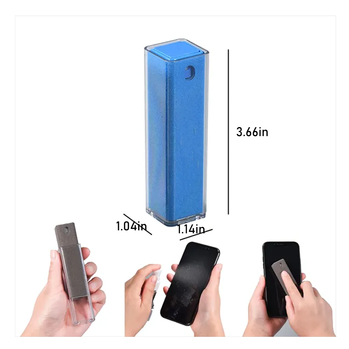 Spray & Swipe Antimicrobial Microfiber Screen Cleaner 1