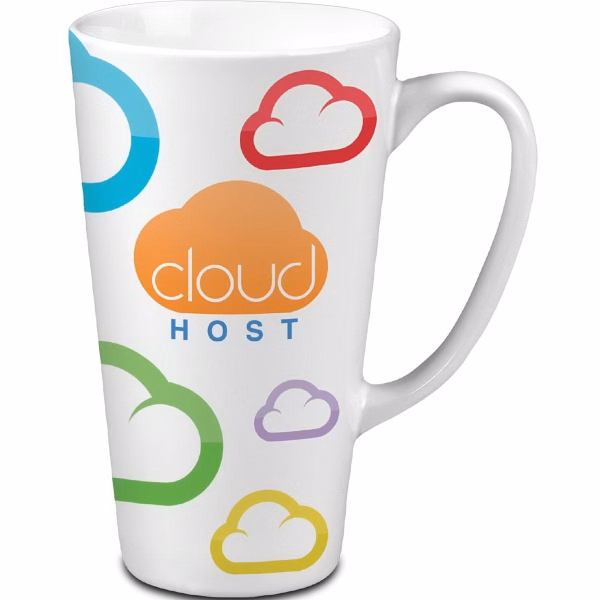 16 Oz. Full Color Tall Latt Mug
