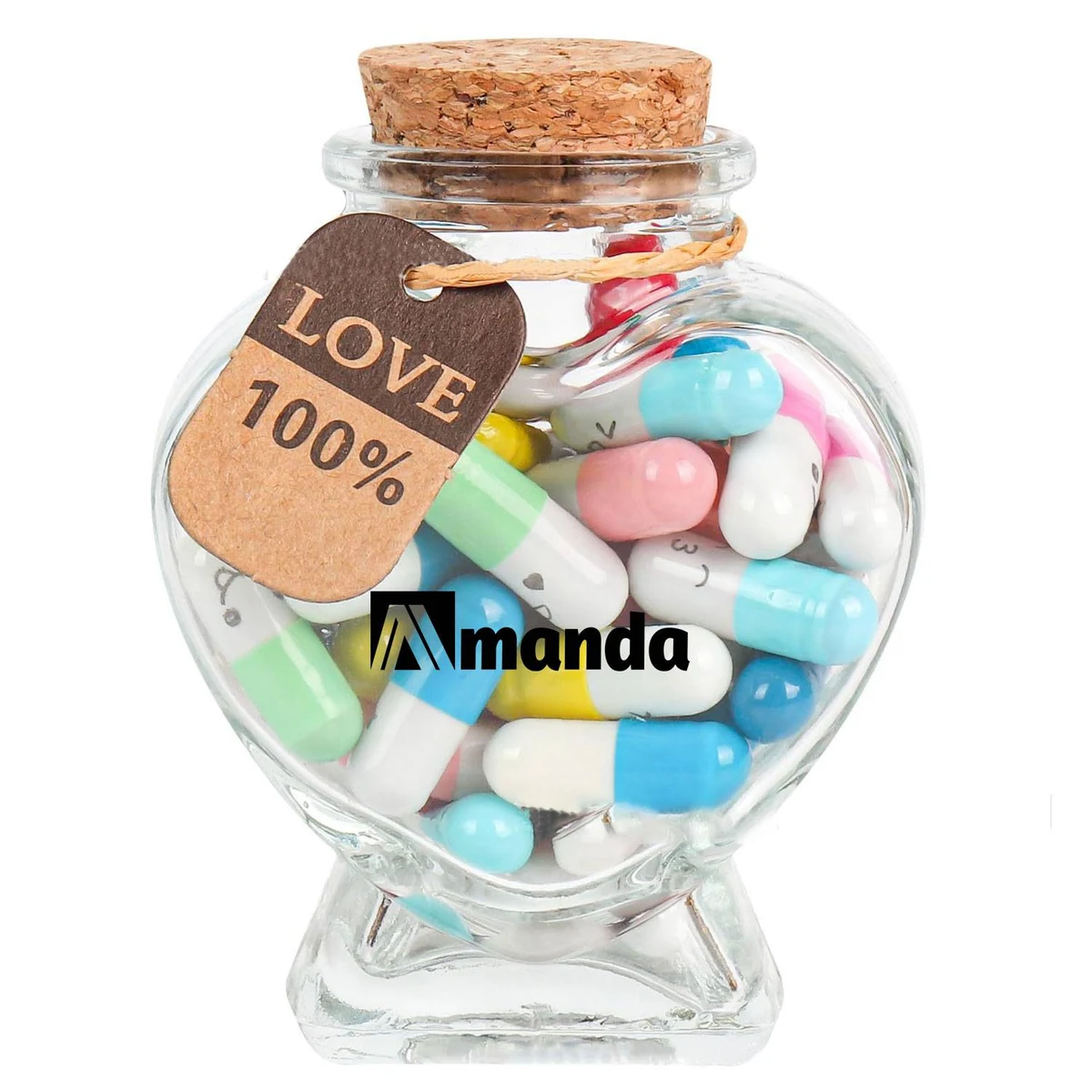 Capsule Letters Message in a Bottle 1