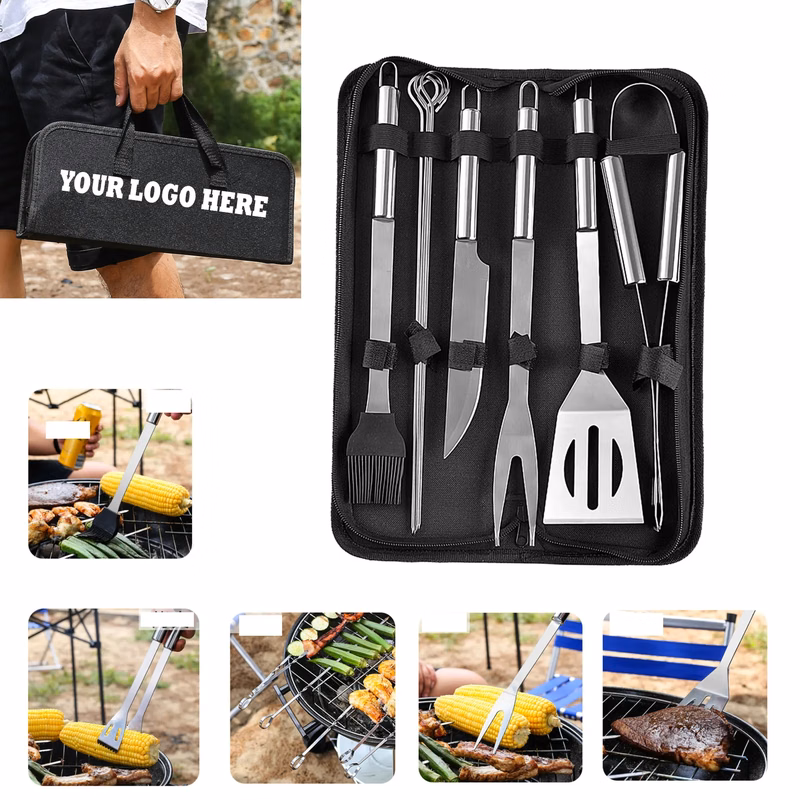 Stainless Steel BBQ Grill Accessories 9 PCS MOQ20