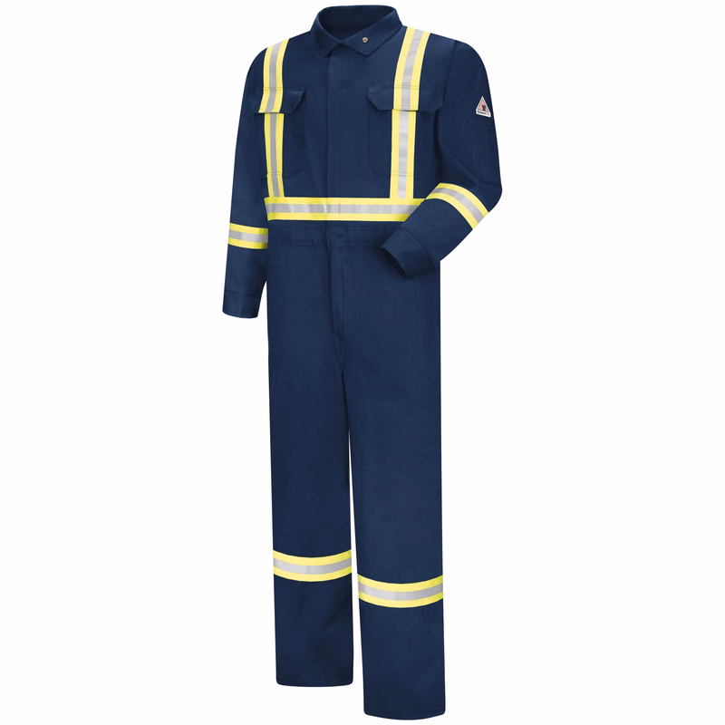 Bulwark® Men's Premium Coverall with Reflective Trim
