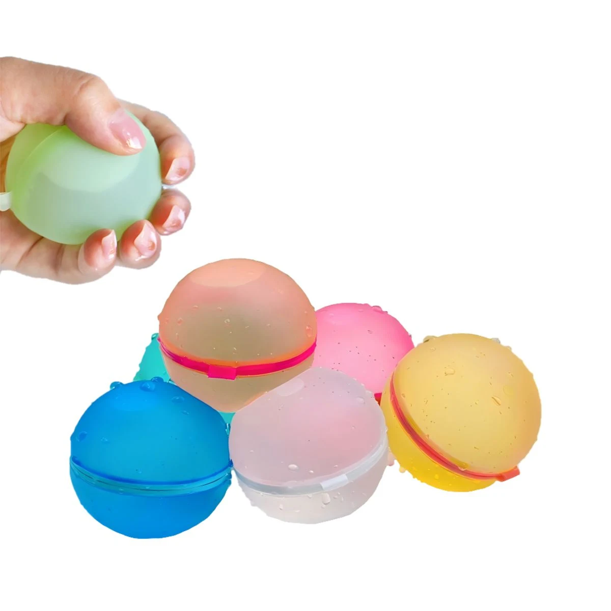 Reusable 2.75" Magnetic Silicone Water Splash Orb 1