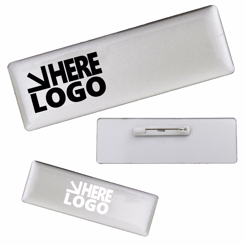 MOQ 100 Plastic Blank Identity Badges & Tags
