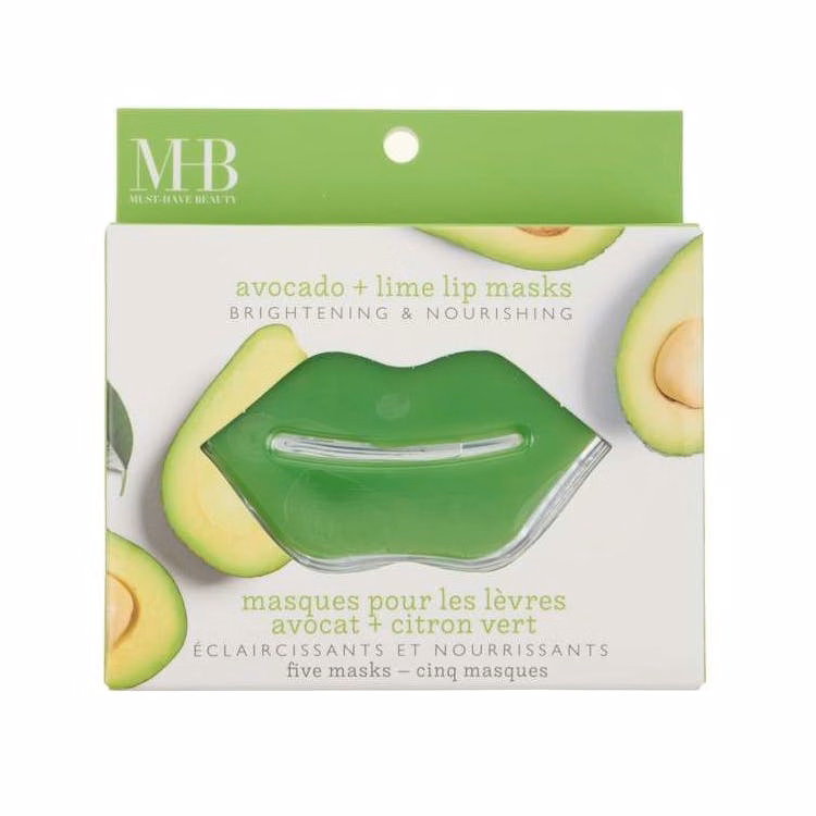 Avocado and Lime Lip Mask - 5 Piece Set