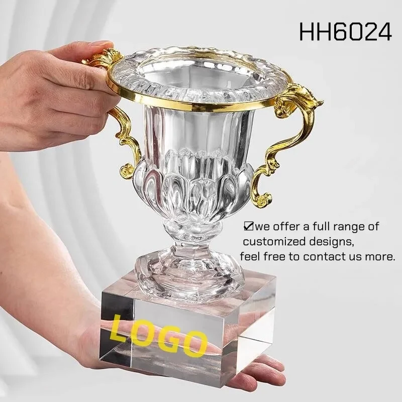 Luxury Crystal Trophy Cup for Winning Prizes 1
