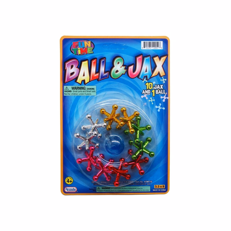 Jacks with Rubber Ball Set - 11 Pieces