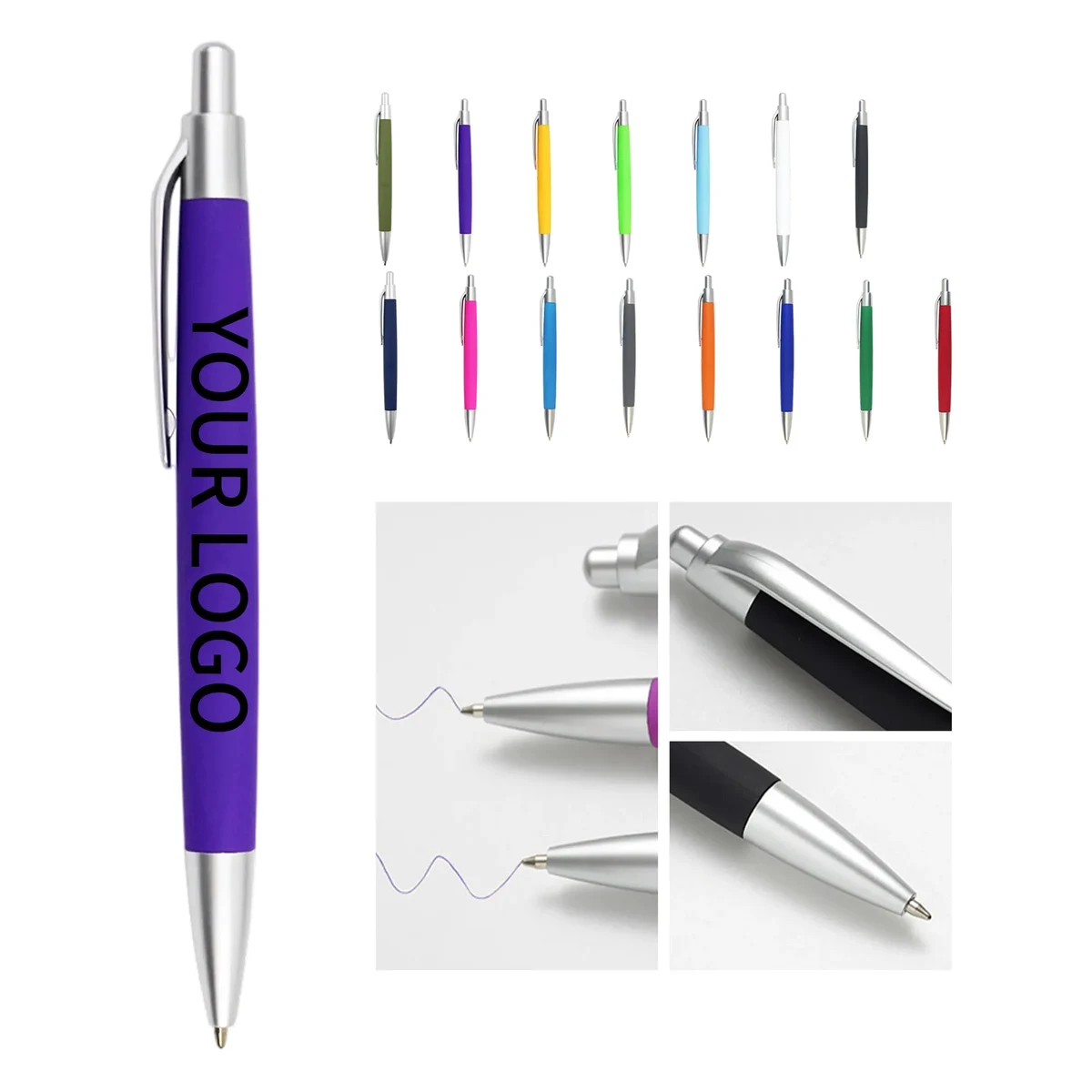 Black Ink Plastic Ballpoint Pen 1