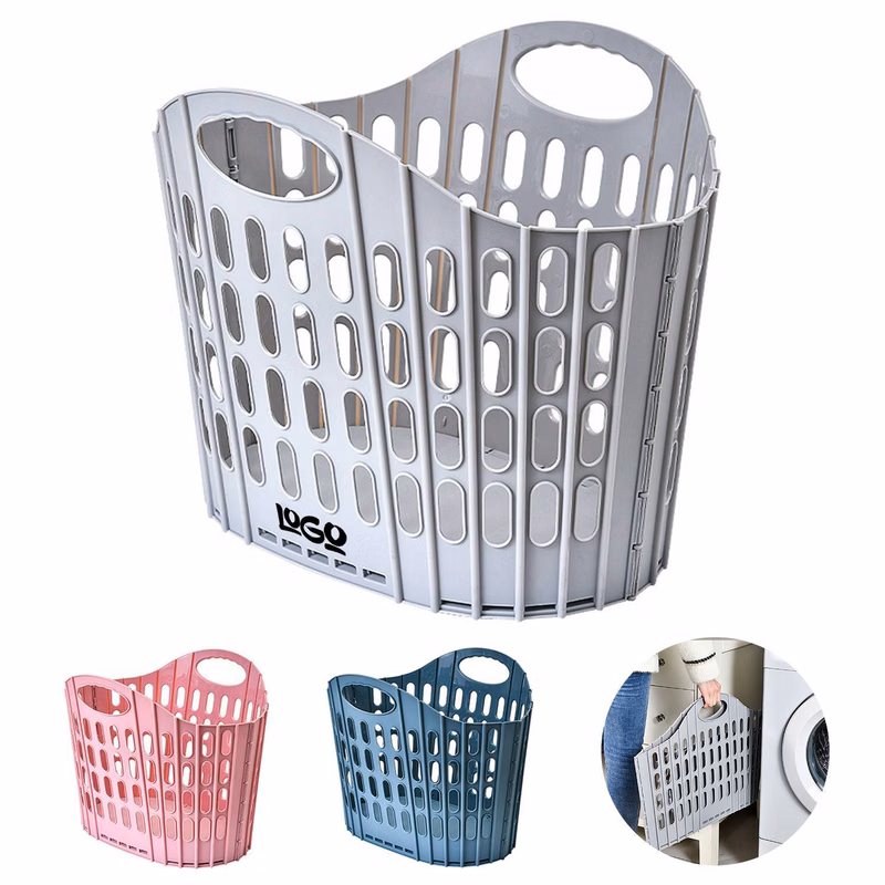 Plastic Foldable Laundry Basket