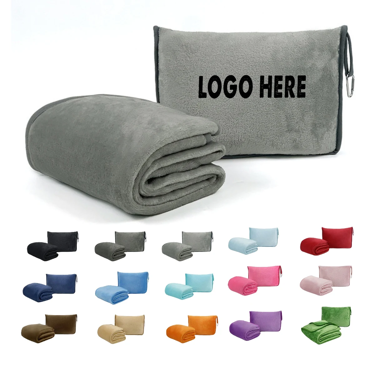 Travel Airplane Blanket Pillow 2 In 1 1
