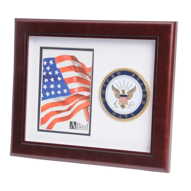 U.S. Navy Medallion 4-Inch by 6-Inch Portrait Picture Frame 1