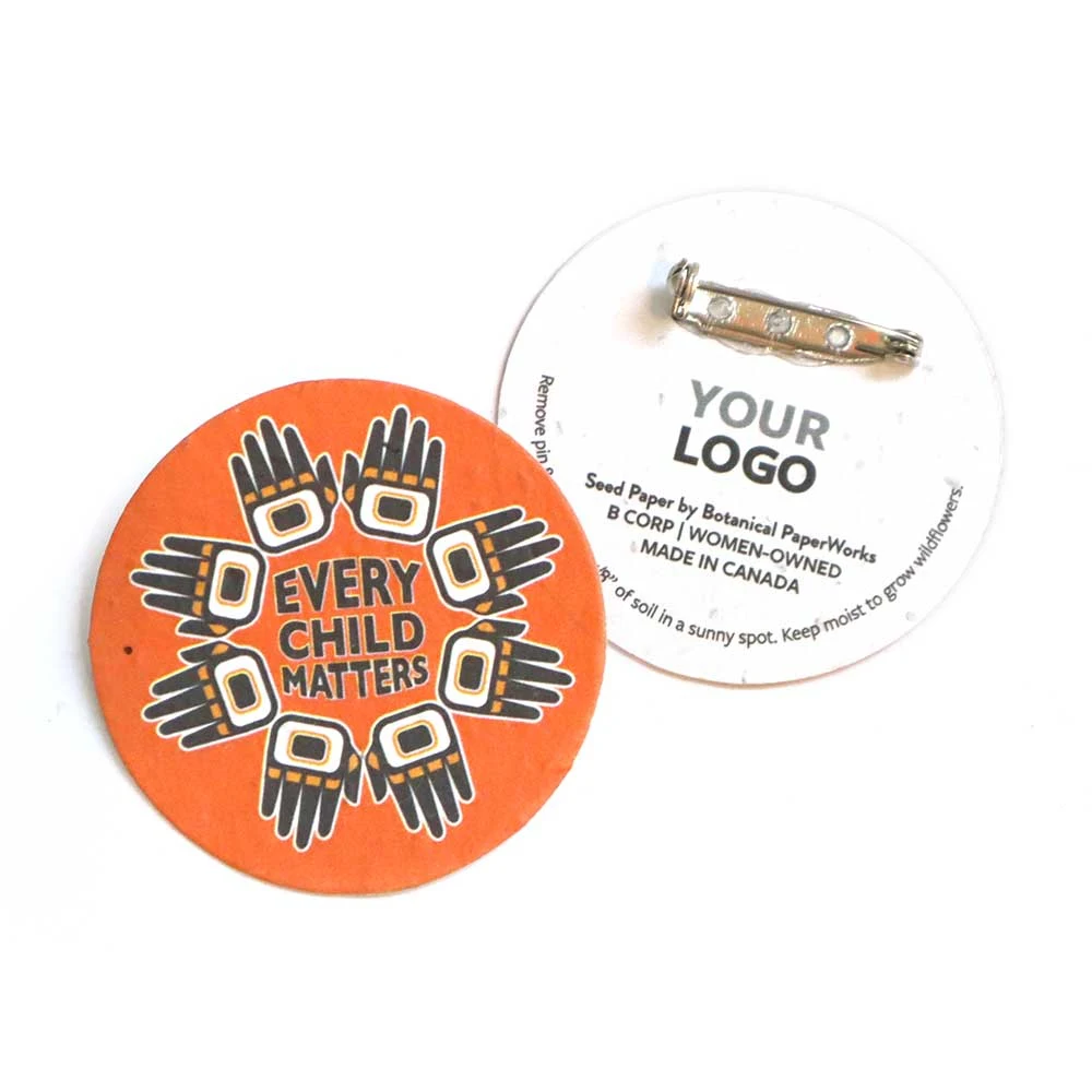 Every Child Matters Seed Paper Button Badges 1