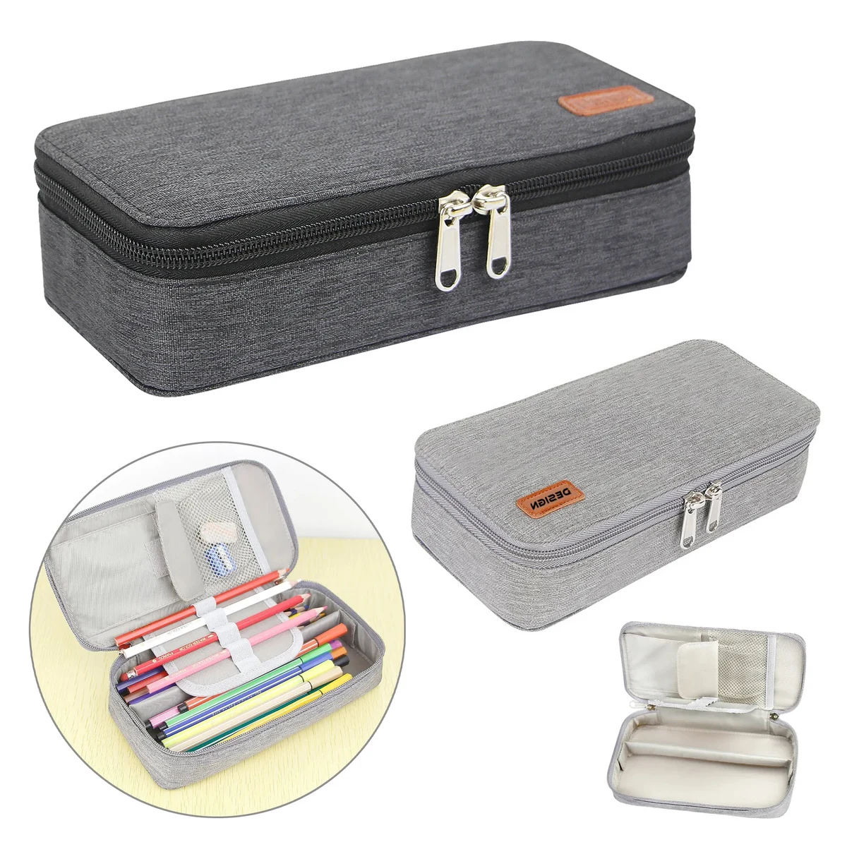 Large Capacity Stationery Pen Bag for Teens 1
