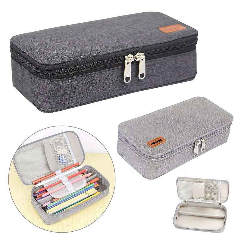 Large Capacity Stationery Pen Bag for Teens