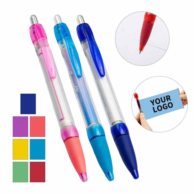 ABS Plastic Banner Ballpoint Pen With Full Color Printing