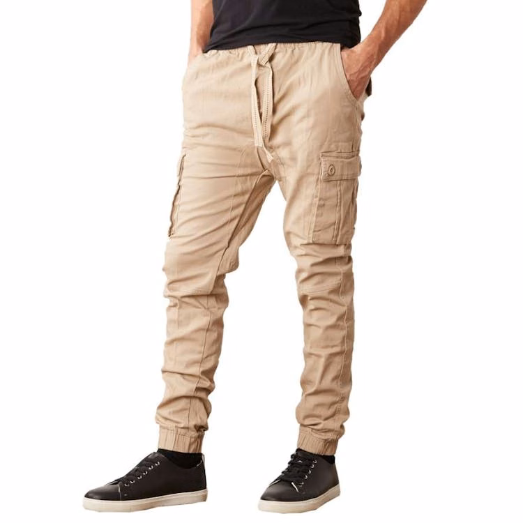 Boys' Slim Cargo Joggers - Khaki S-XL