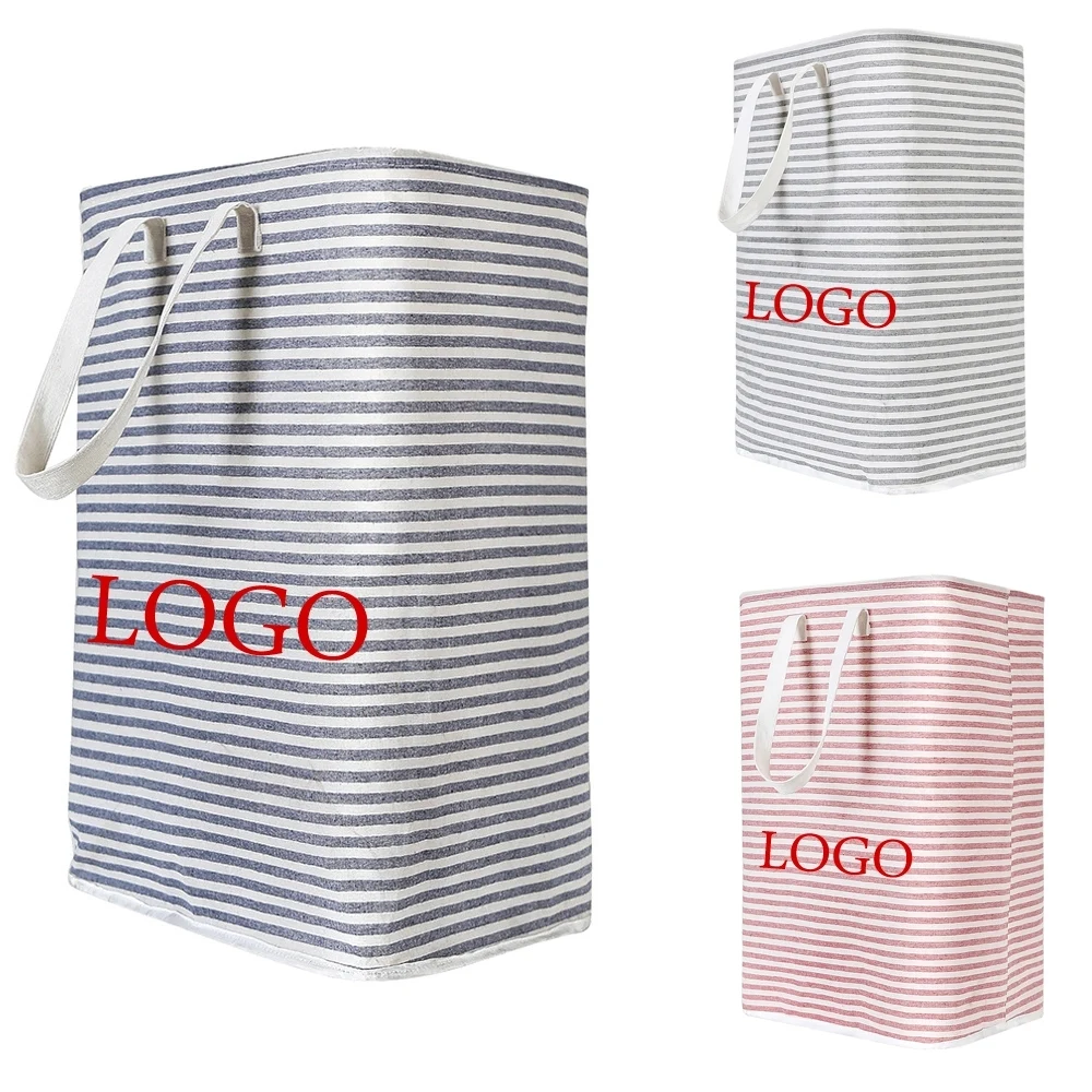 Custom Gift Portable Laundry Hamper & Storage Basket 1