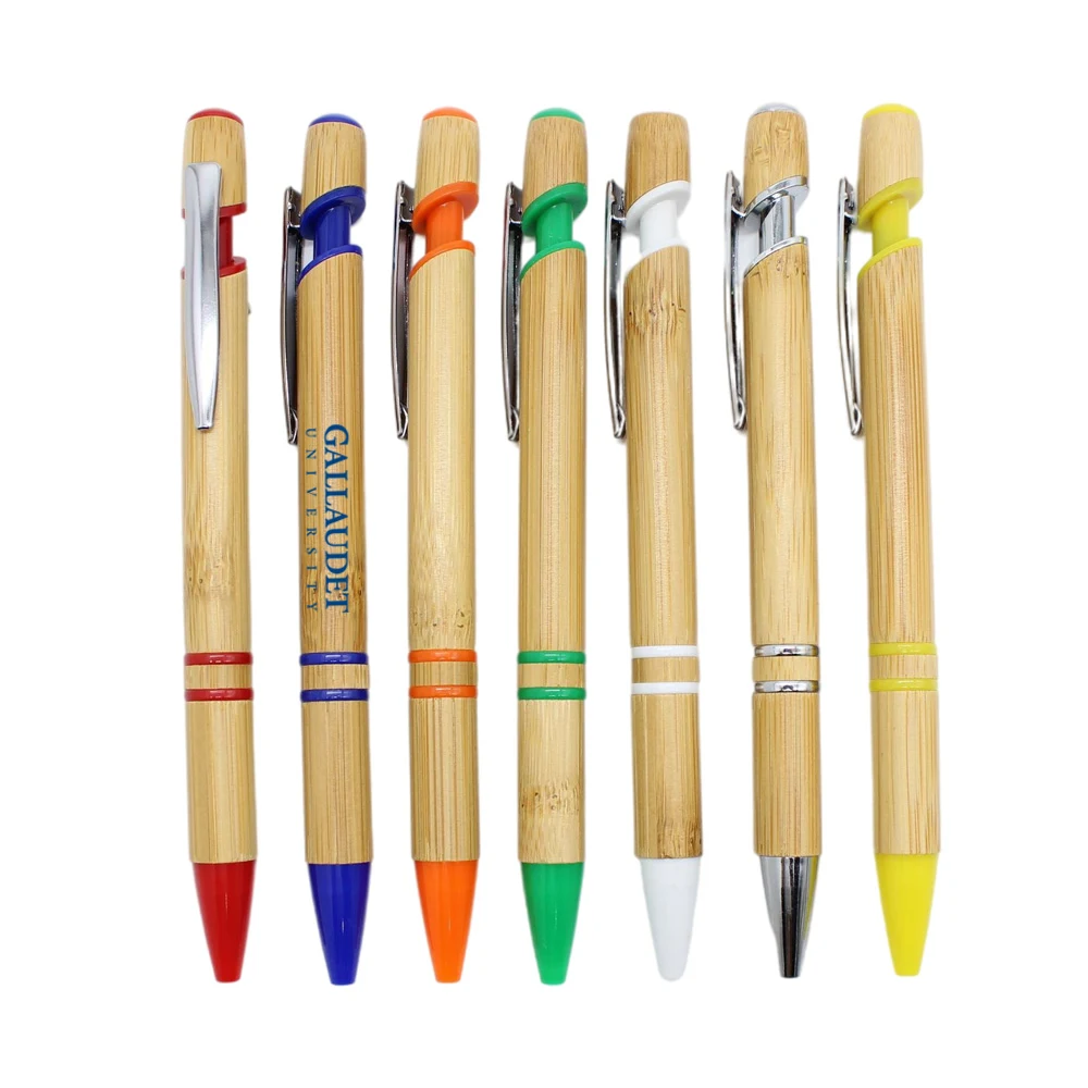 Bamboo Click-action Ballpoint Pen 1