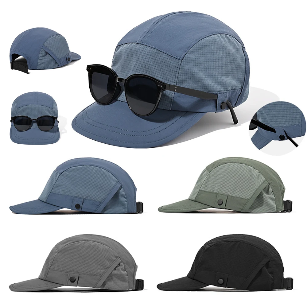 Fast Dry Baseball sport Cap with Sun Glasses holder 1